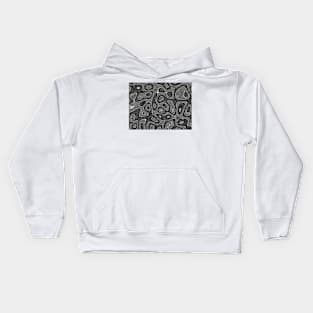 abstract blob texture Kids Hoodie